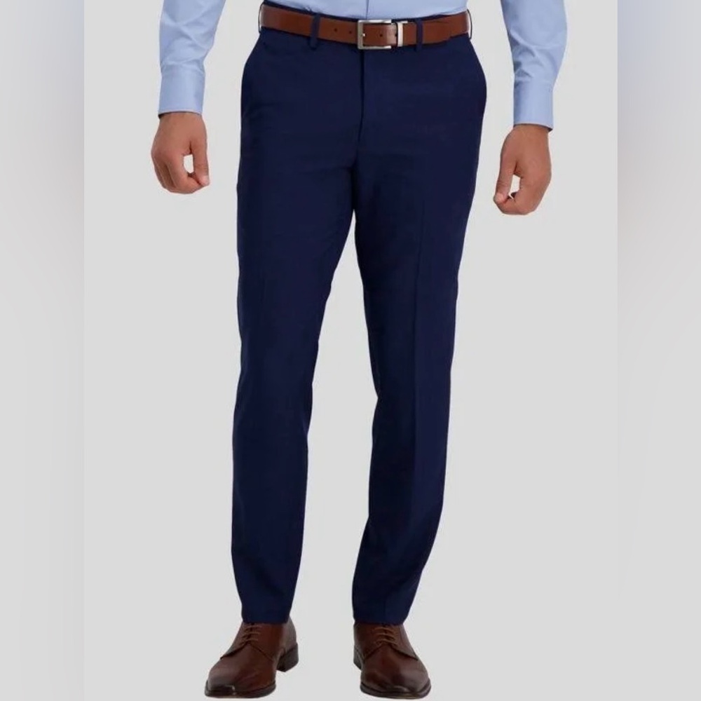 Men’s Hagger H26 Premium Stretch Dress Pants Slim Fit 36x30